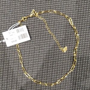 2/20 Choker Flat Chain Necklace